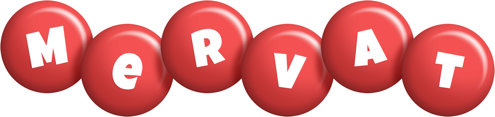 Mervat candy-red logo