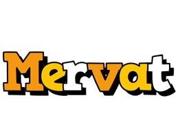 Mervat cartoon logo