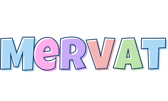 Mervat pastel logo