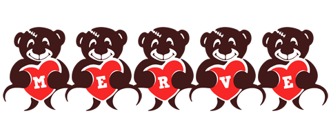 Merve bear logo