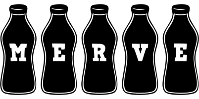 Merve bottle logo