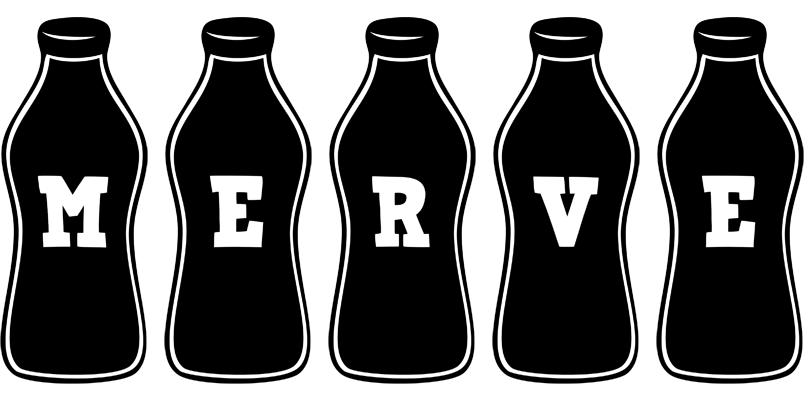 Merve bottle logo