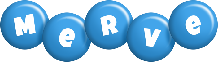 Merve candy-blue logo
