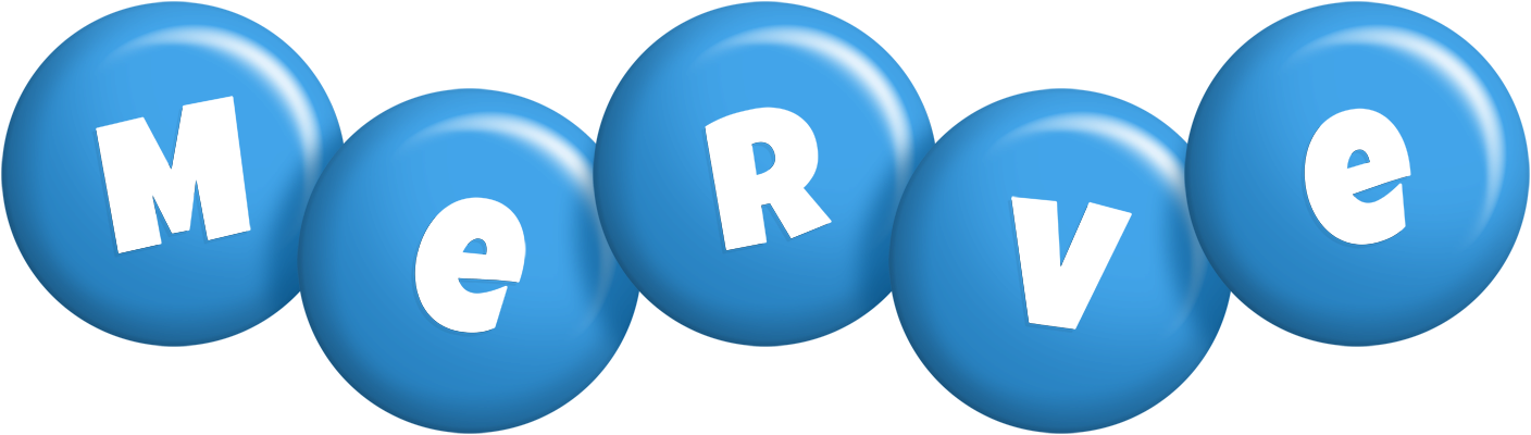 Merve candy-blue logo