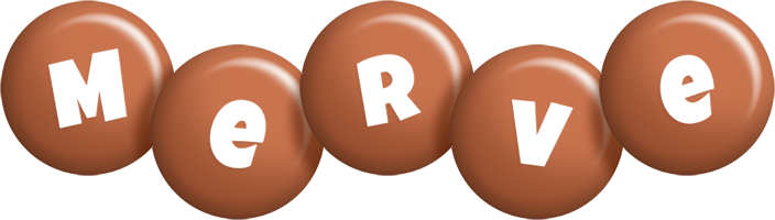Merve candy-brown logo
