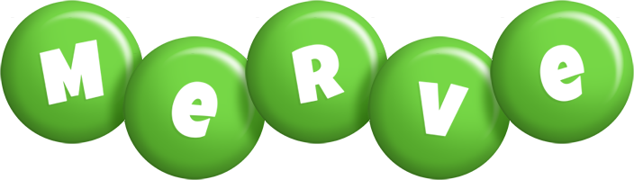 Merve candy-green logo