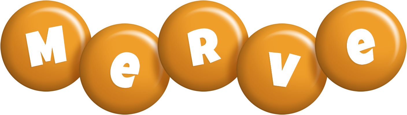 Merve candy-orange logo