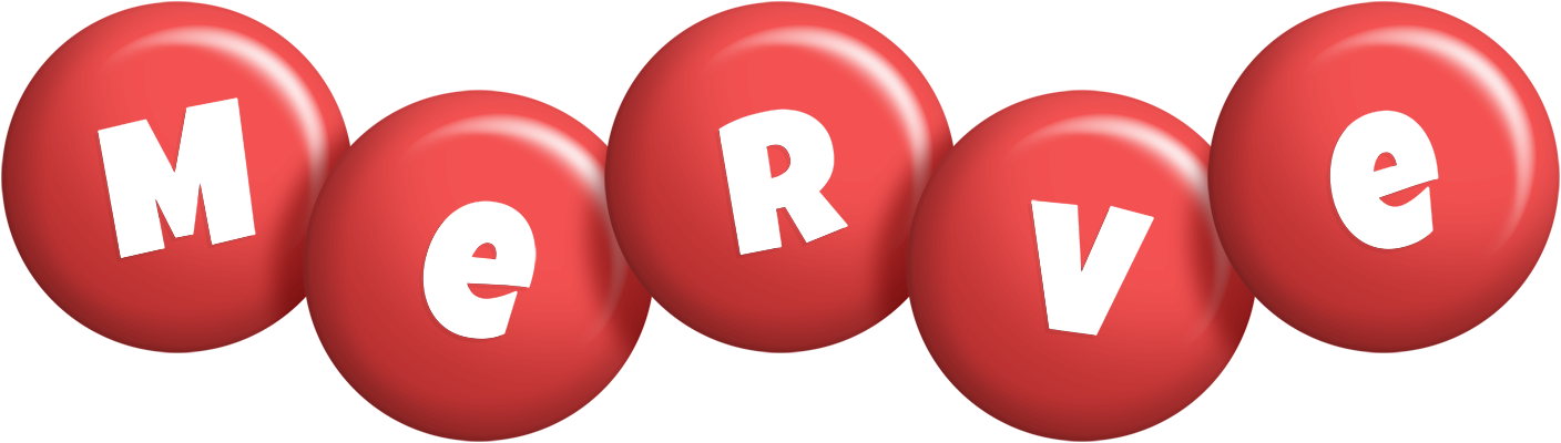 Merve candy-red logo