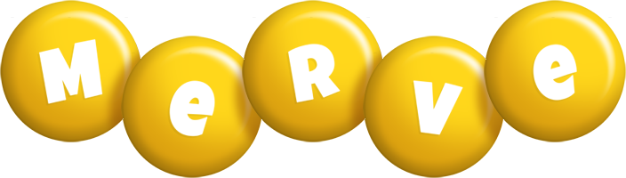 Merve candy-yellow logo