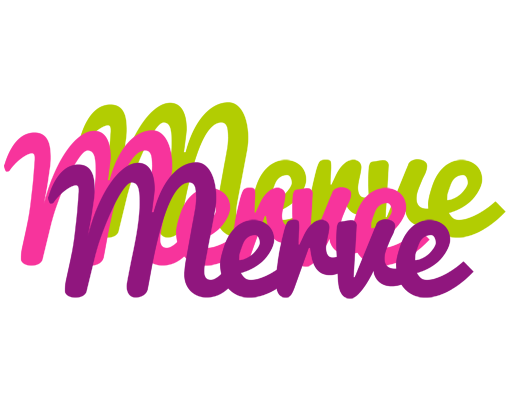 Merve flowers logo