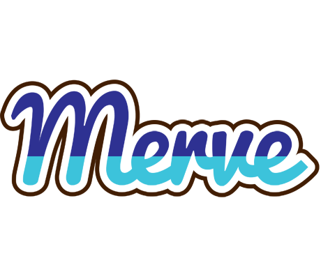 Merve raining logo