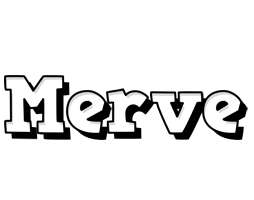 Merve snowing logo