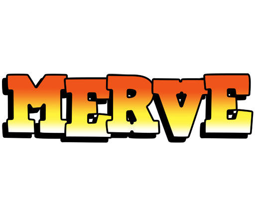 Merve sunset logo