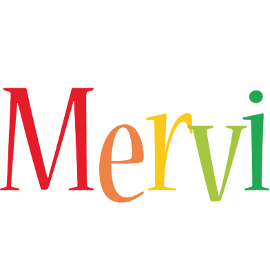 Mervi birthday logo
