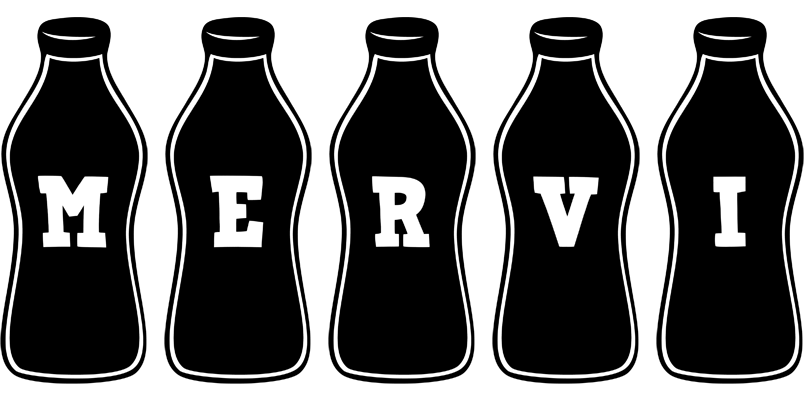Mervi bottle logo