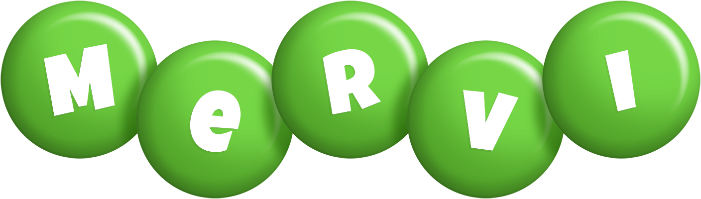 Mervi candy-green logo