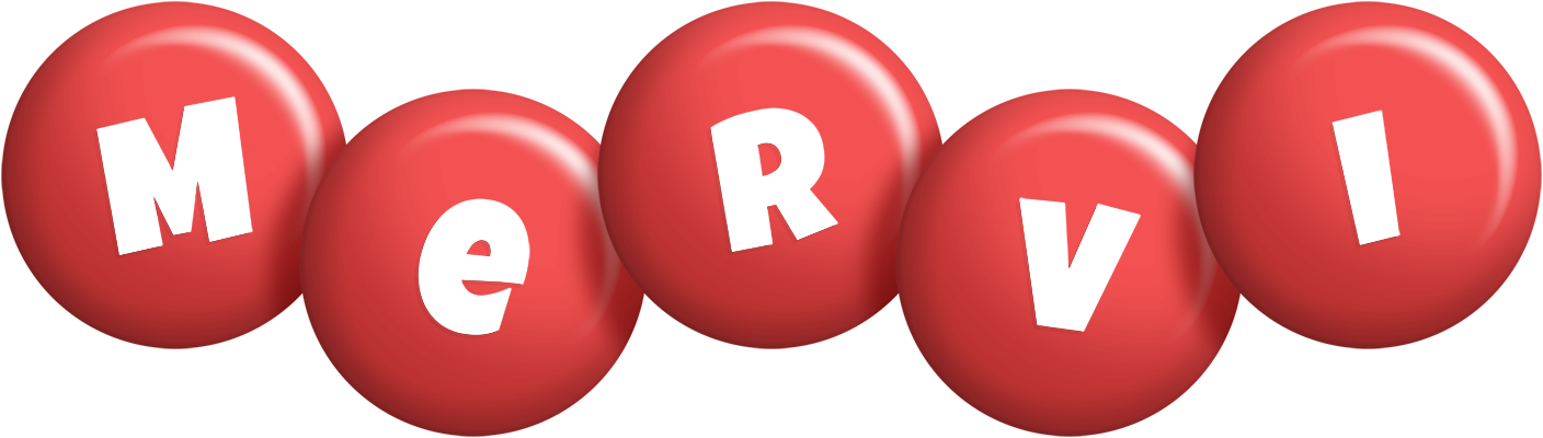 Mervi candy-red logo
