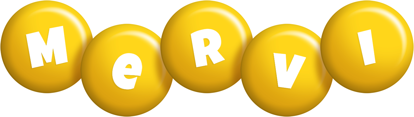 Mervi candy-yellow logo
