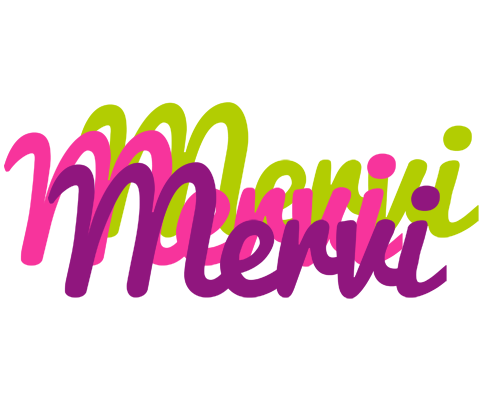 Mervi flowers logo