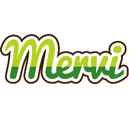 Mervi golfing logo