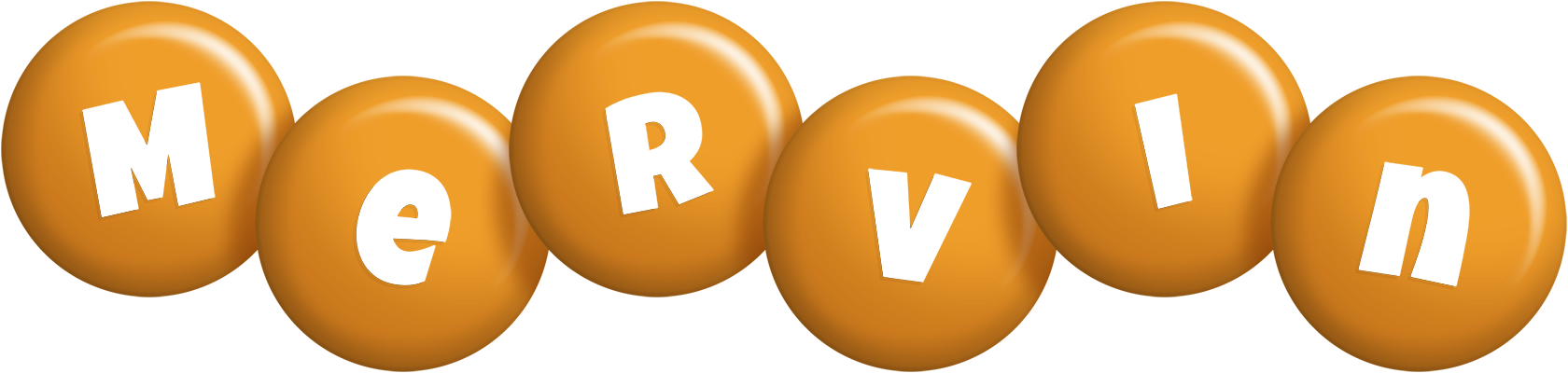 Mervin candy-orange logo
