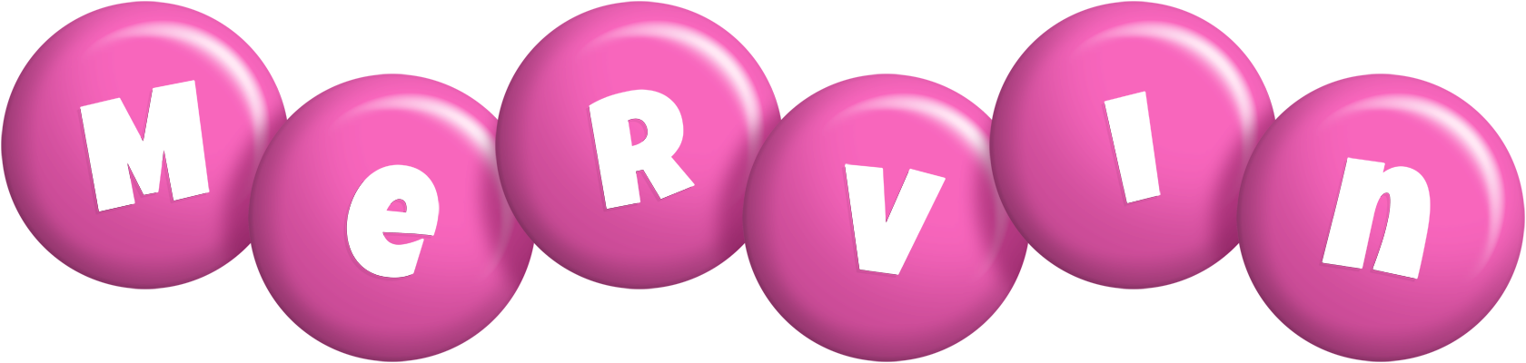 Mervin candy-pink logo