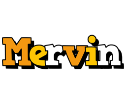 Mervin cartoon logo
