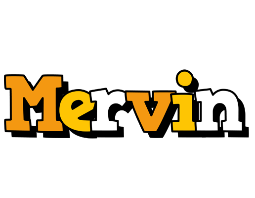 Mervin cartoon logo