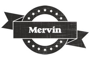 Mervin grunge logo