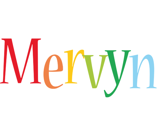 Mervyn birthday logo