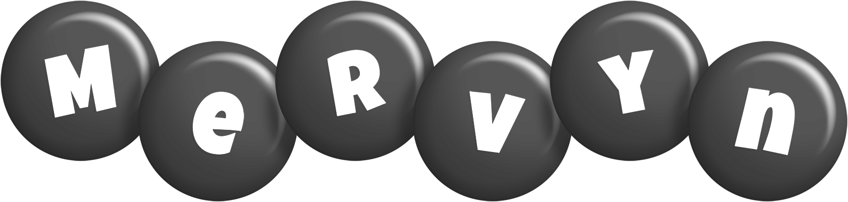 Mervyn candy-black logo