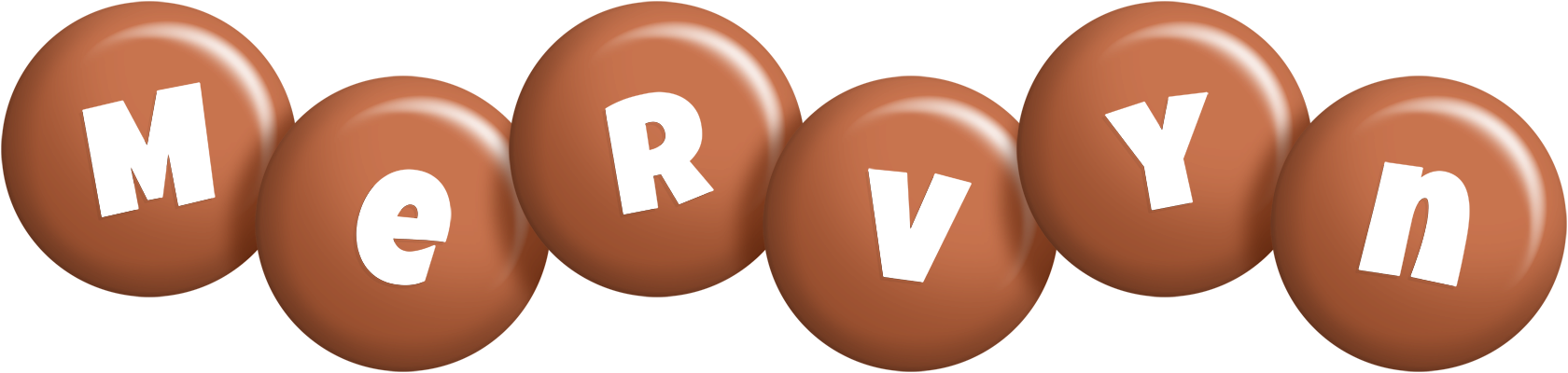 Mervyn candy-brown logo