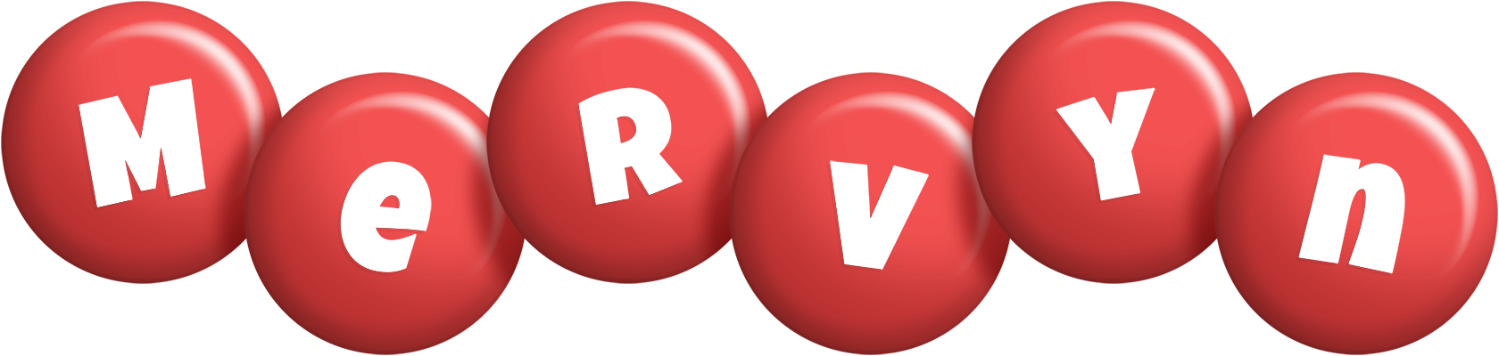 Mervyn candy-red logo
