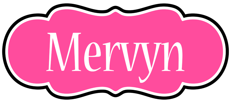 Mervyn invitation logo