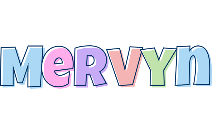 Mervyn pastel logo