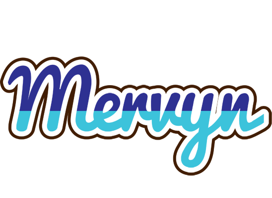 Mervyn raining logo