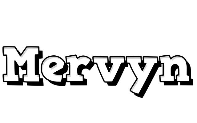Mervyn snowing logo