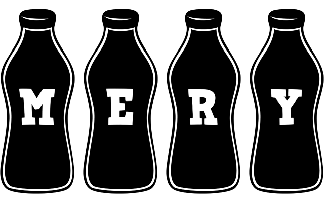 Mery bottle logo
