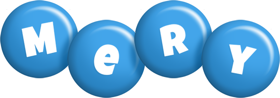 Mery candy-blue logo
