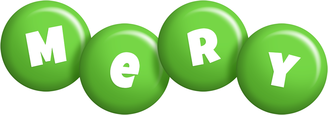 Mery candy-green logo