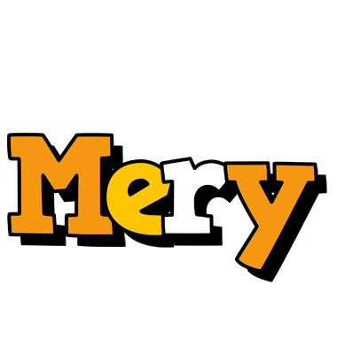 Mery cartoon logo