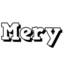 Mery snowing logo