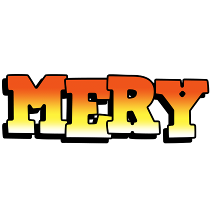 Mery sunset logo