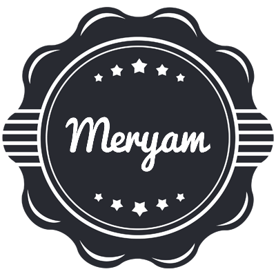 Meryam badge logo