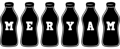 Meryam bottle logo