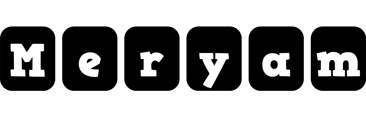 Meryam box logo