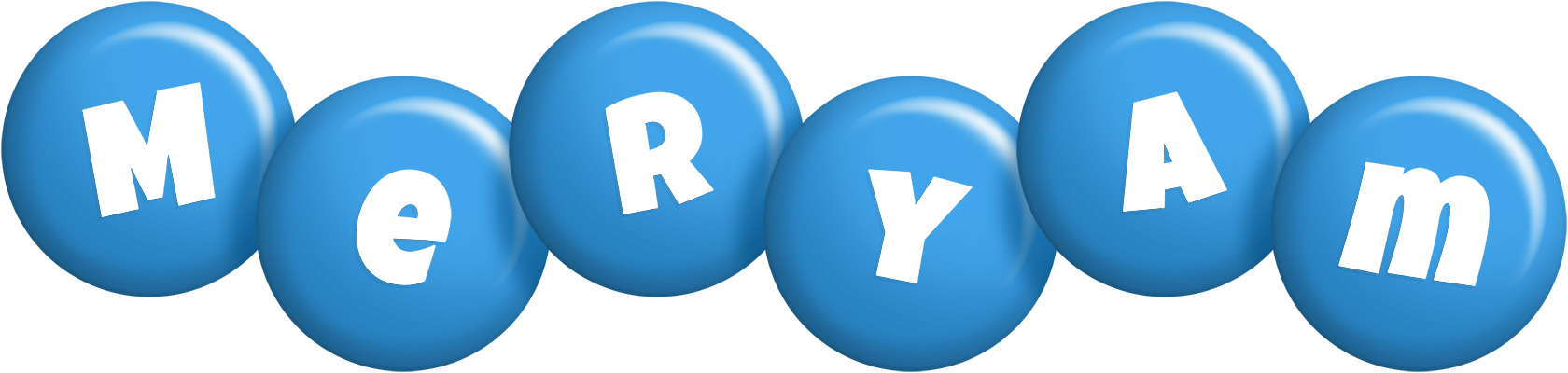 Meryam candy-blue logo