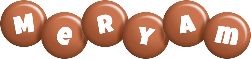 Meryam candy-brown logo