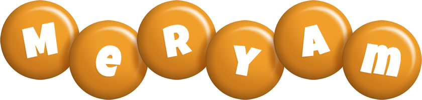 Meryam candy-orange logo