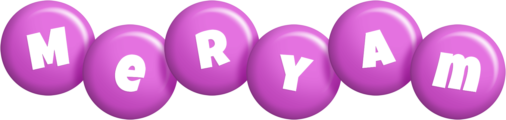 Meryam candy-purple logo